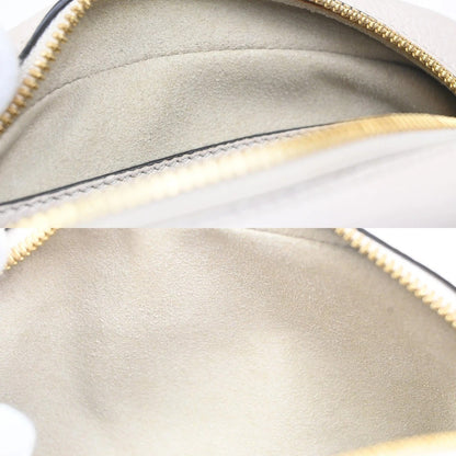 Salvatore Ferragamo City Camera Leather, White, Leather, Handbag