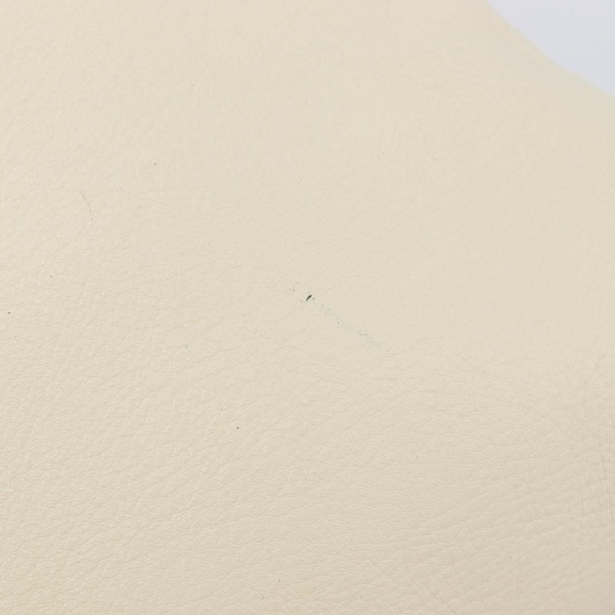 Salvatore Ferragamo Gancini Leather, Beige, Leather, Crossbody Bag