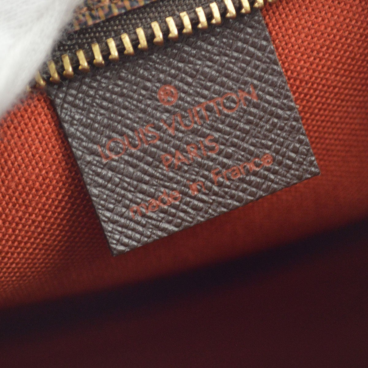Louis Vuitton Trousse Make Up Damier, Brown, Canvas, Clutch
