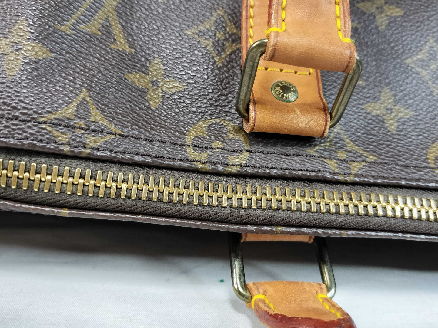 Louis Vuitton Keepall Monogram Canvas, Brown, Canvas, Travel Bag