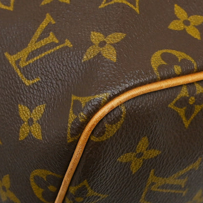 Louis Vuitton Keepall Monogram, Brown, Canvas, Travel Bag