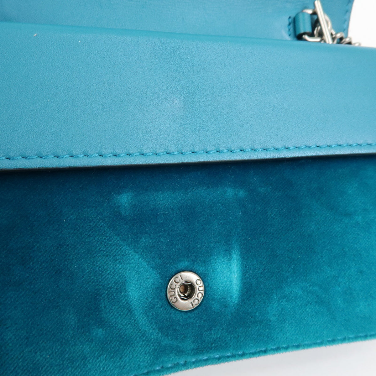 Gucci Dionysus Velvet, Green, Velvet, Handbag