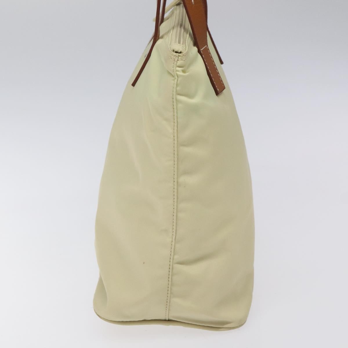 Prada Vintage Tote Tessuto, White, Nylon, Tote Bag