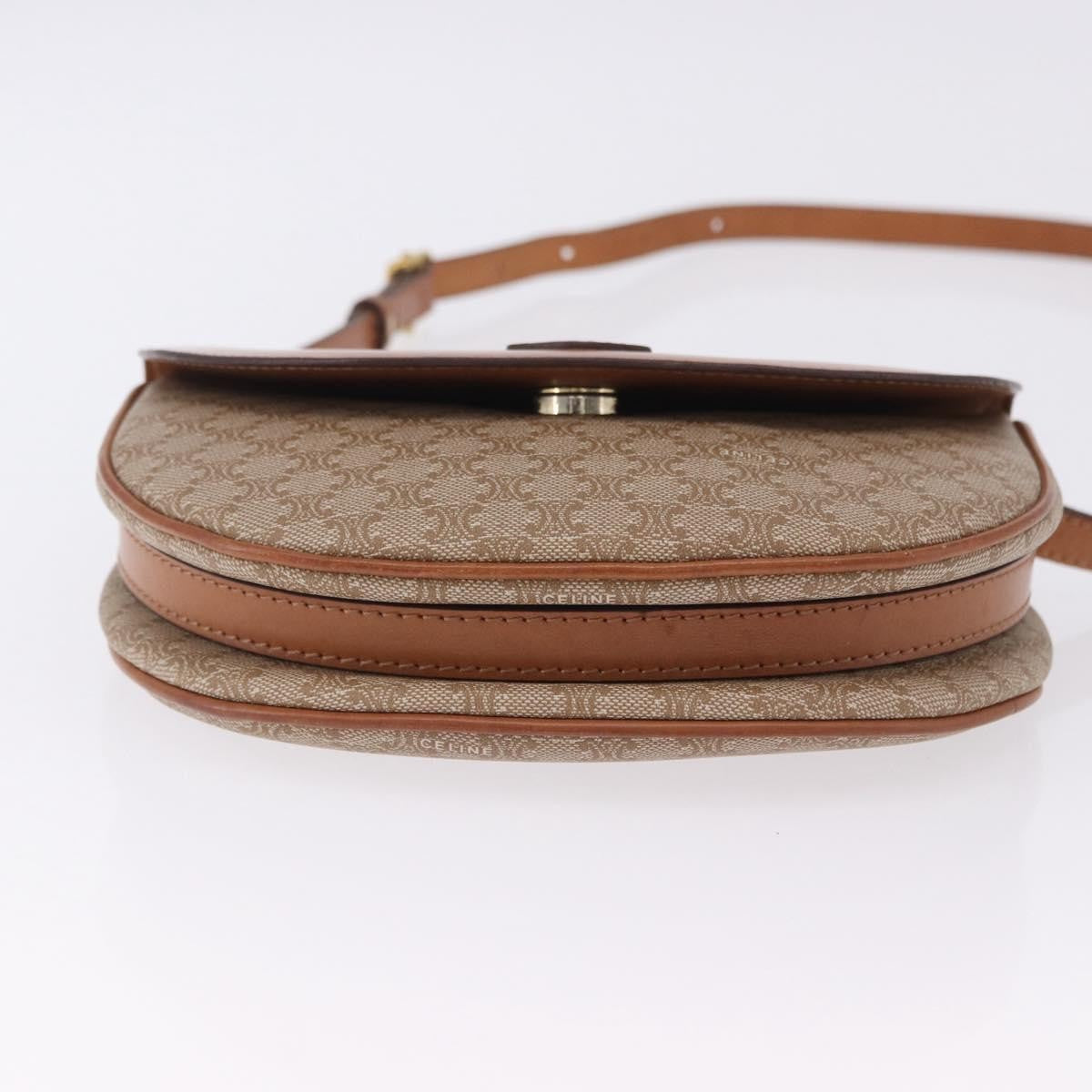 Celine Macadam Canvas, Beige, Canvas, Shoulder Bag