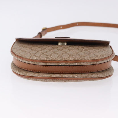 Celine Macadam Canvas, Beige, Canvas, Shoulder Bag