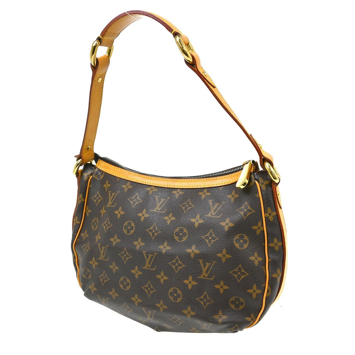 Louis Vuitton Tulum Monogram Canvas, Brown, Canvas, Shoulder Bag
