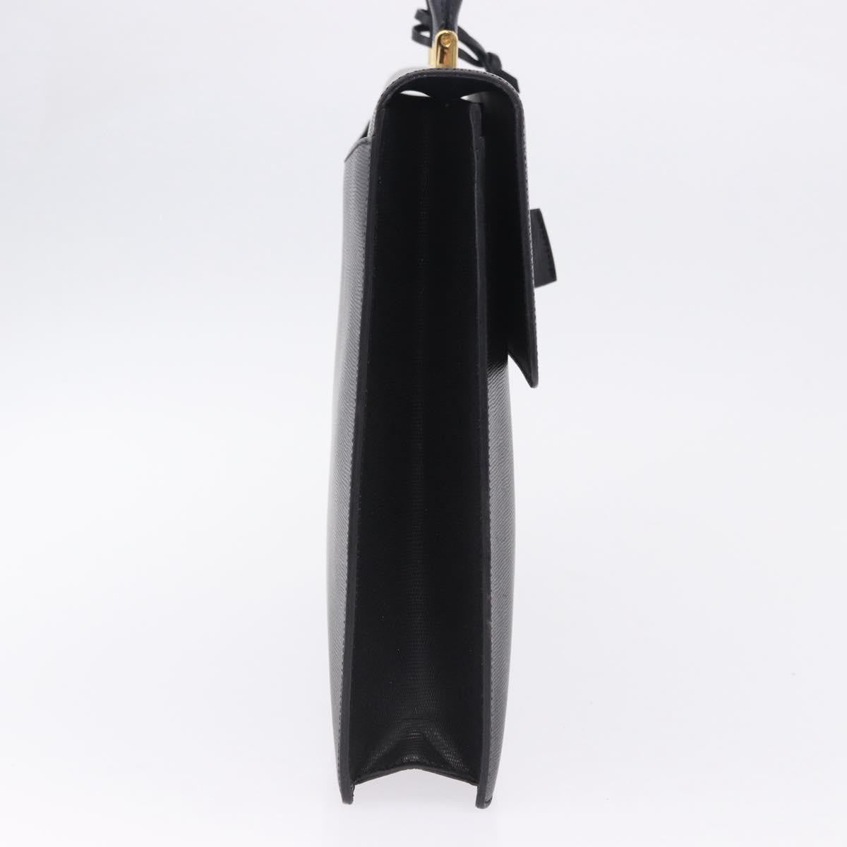 Celine Cartable Business Leather, Black, Leather, Briefcase
