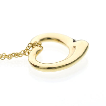 Tiffany & Co. Elsa Peretti Open Heart Pendant 18K Yellow Gold, Gold, Yellow Gold, Necklace