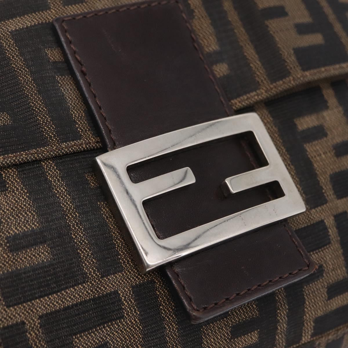 Fendi Zucchino Mamma Baguette Canvas, Multicolour, Canvas, Shoulder Bag