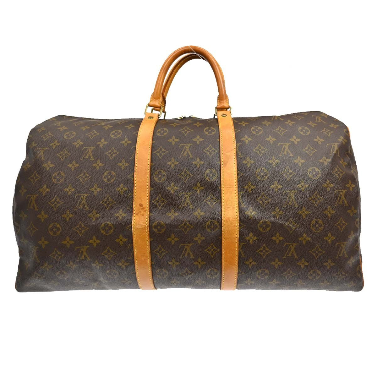 Louis Vuitton Keepall Monogram Canvas, Brown, Canvas, Travel Bag
