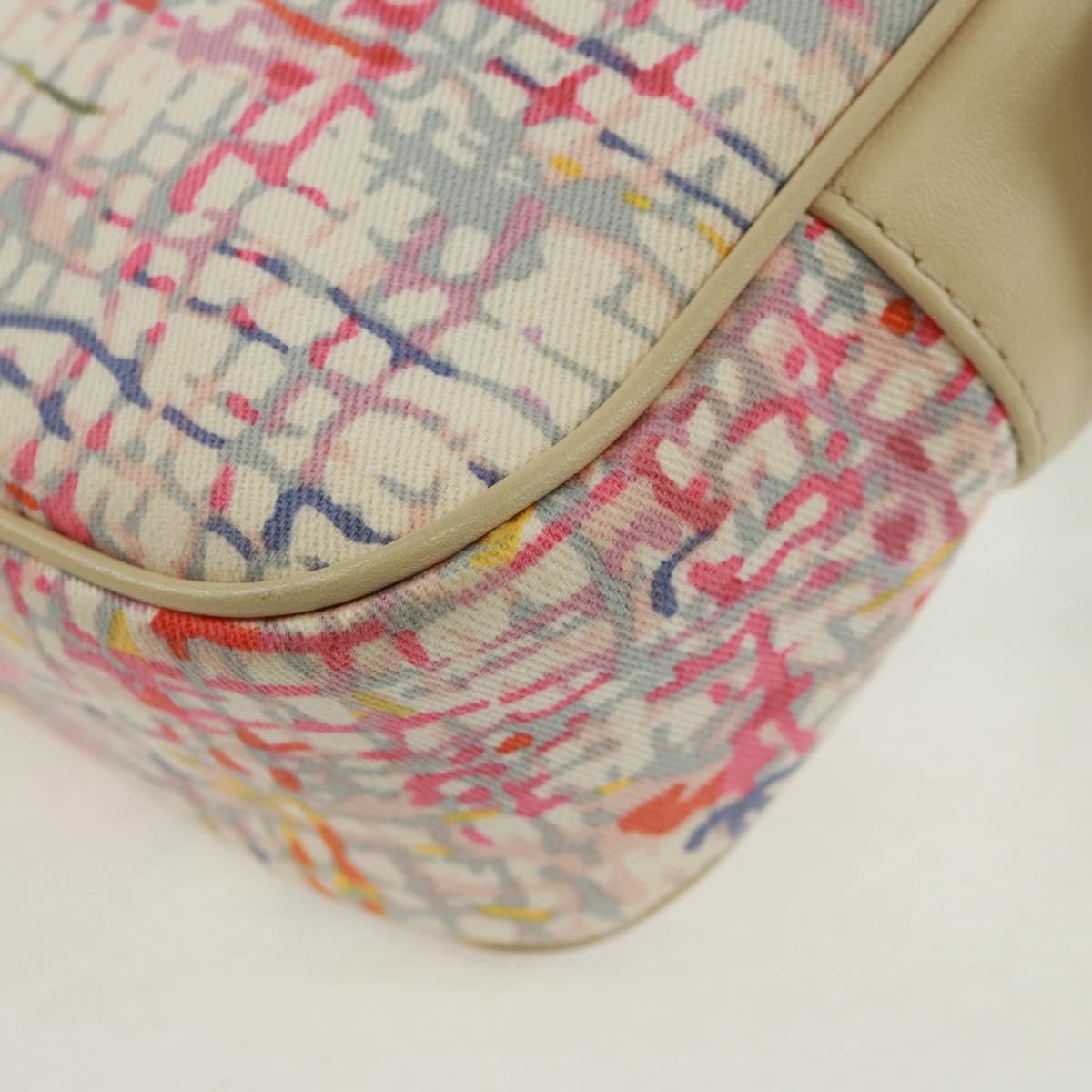 Chanel Vintage Clover Camera Printed Canvas, Multicolour, Canvas, Shoulder Bag