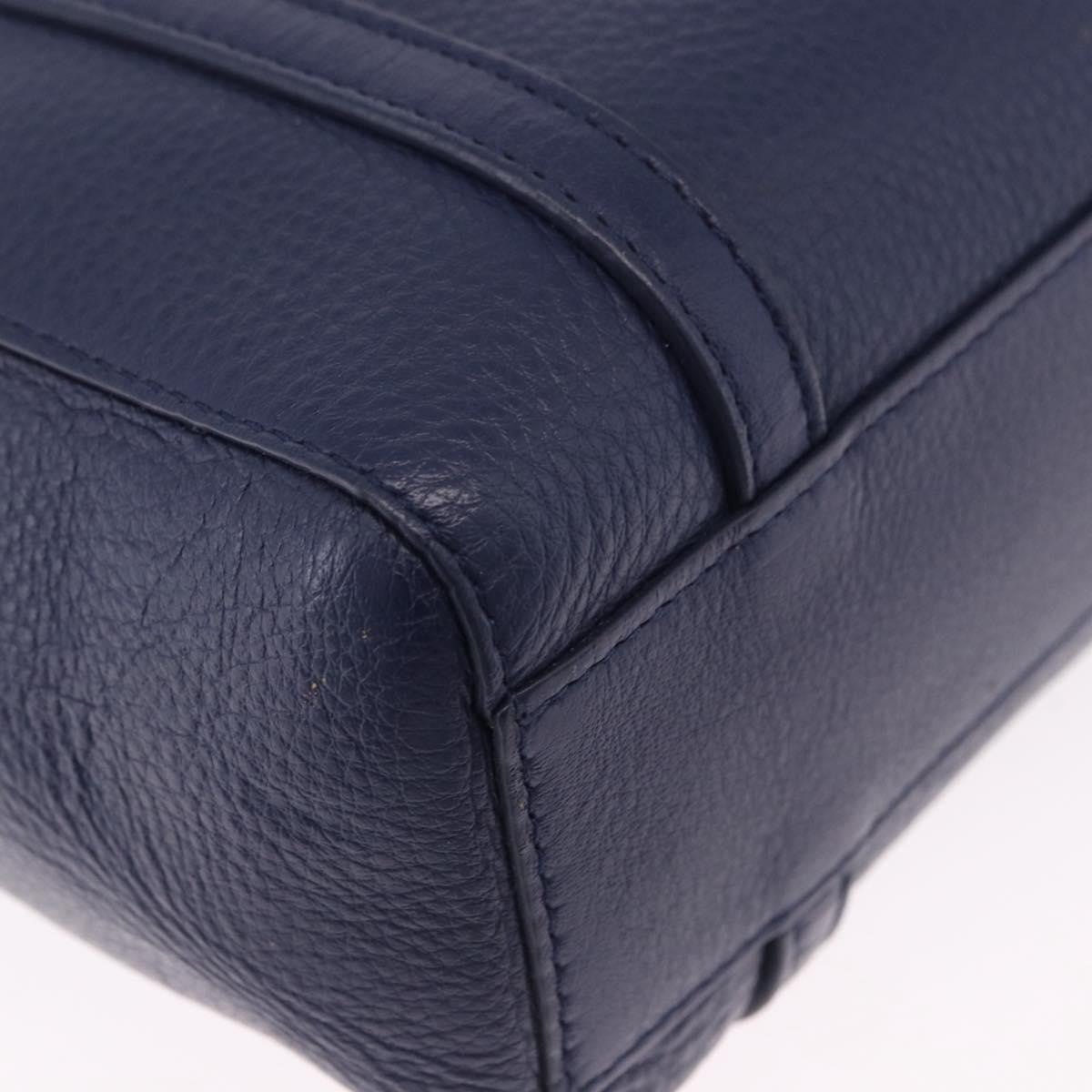 Balenciaga Everyday Tote Leather, Navy, Leather, Tote Bag