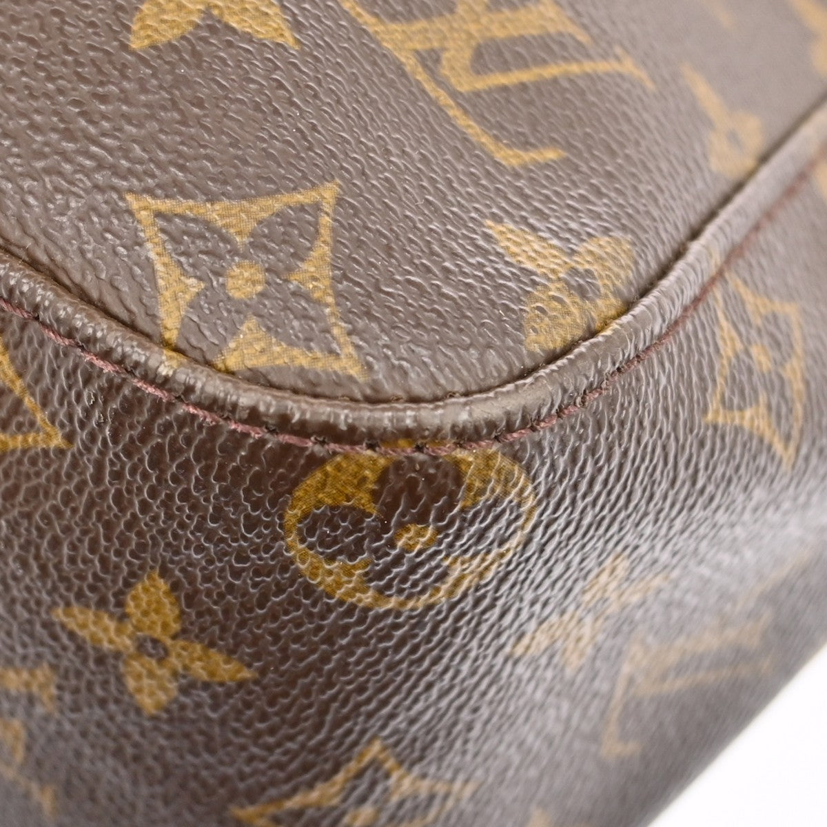 Louis Vuitton Looping Monogram Canvas, Brown, Canvas, Handbag