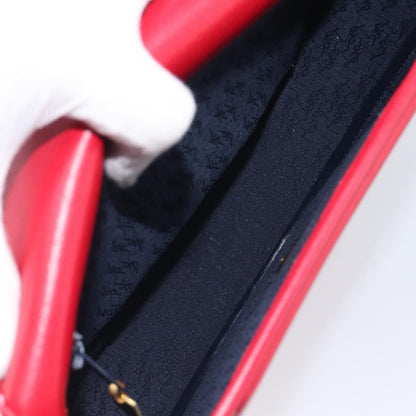 Saint Laurent Vintage Shoulder bag Leather, Red, Leather, Shoulder Bag