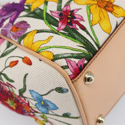 Gucci Joy Bardot Hobo Flora Canvas, Multicolour, Canvas, Handbag