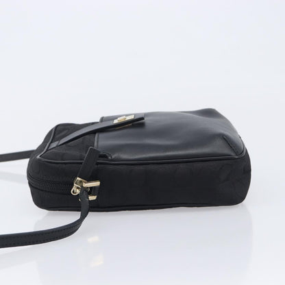 Salvatore Ferragamo Vintage Canvas, Black, Canvas, Shoulder Bag