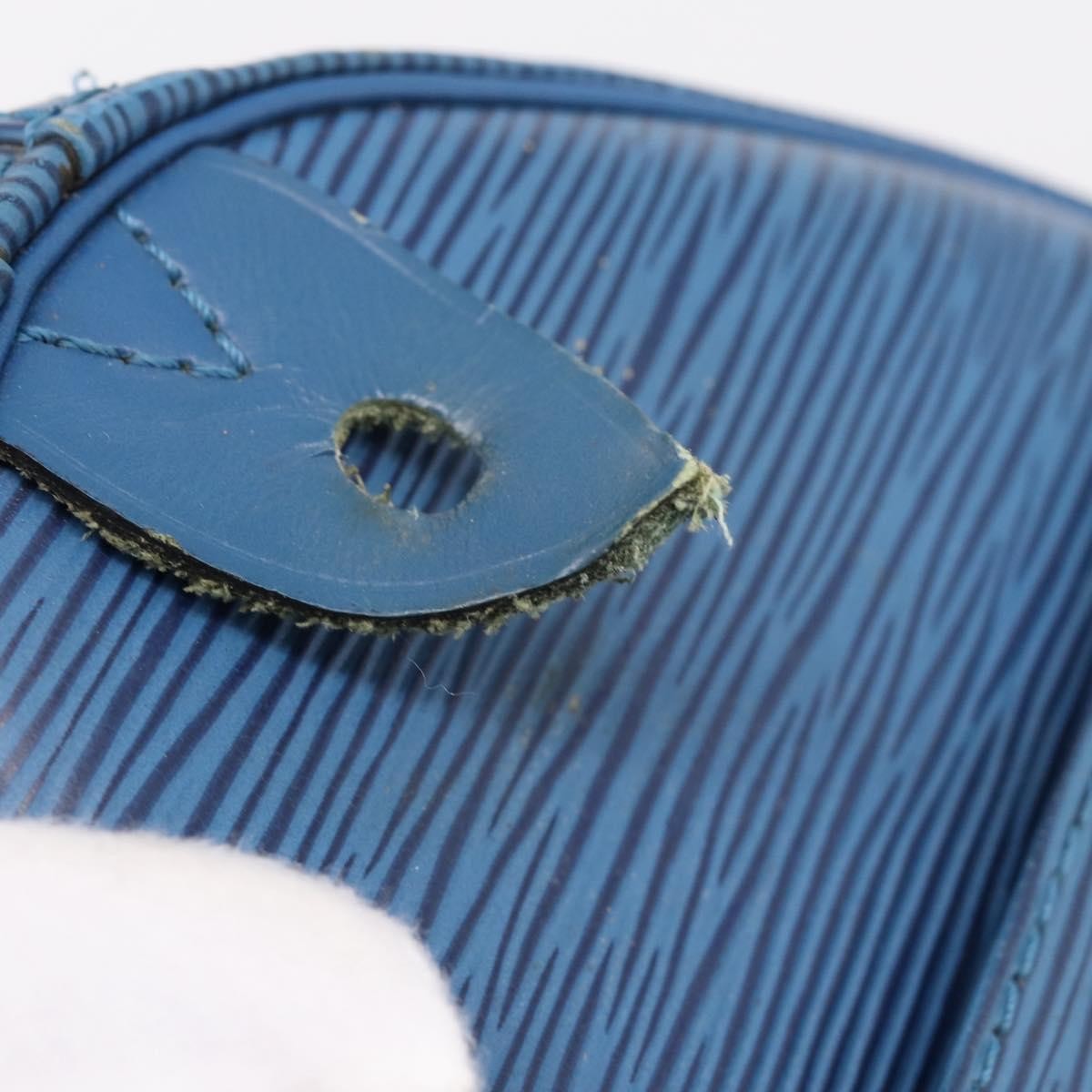 Louis Vuitton Speedy Epi Leather, Blue, Leather, Handbag