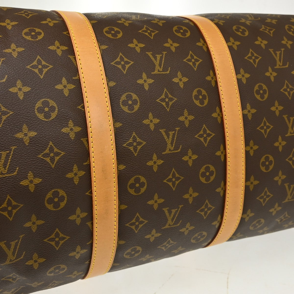 Louis Vuitton Keepall Monogram Canvas, Brown, Canvas, Travel Bag