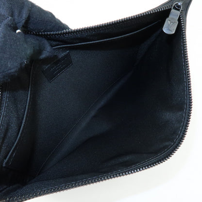 Louis Vuitton Pochette To-Go Monogram Shadow Leather, Black, Leather, Clutch