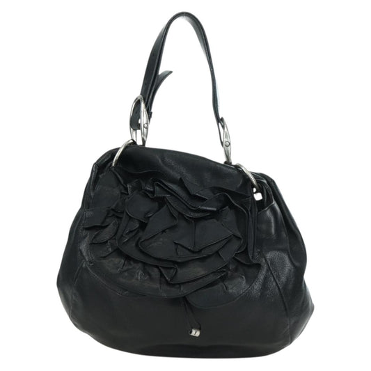 Saint Laurent Vintage Shoulder bag Leather, Black, Leather, Shoulder Bag