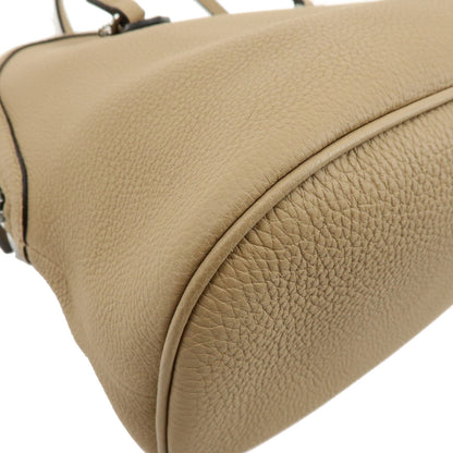 Gucci Lady Dollar Dome Satchel Leather, Beige, Leather, Handbag