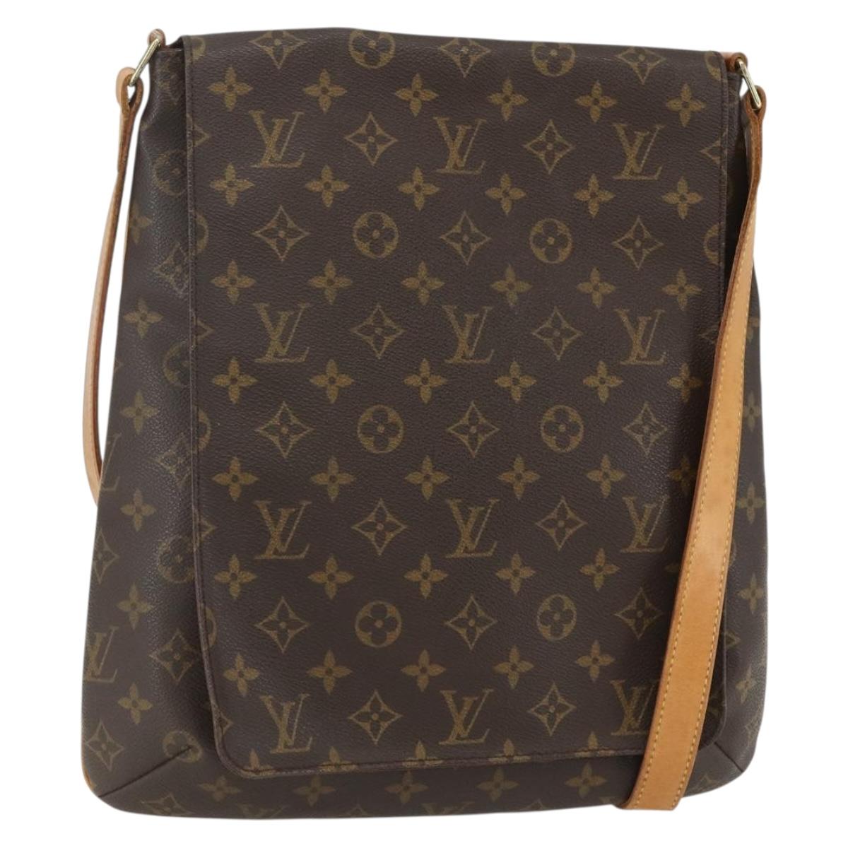 Louis Vuitton Musette Salsa Handbag Monogram Canvas, BROWN, CANVAS, Shoulder bag