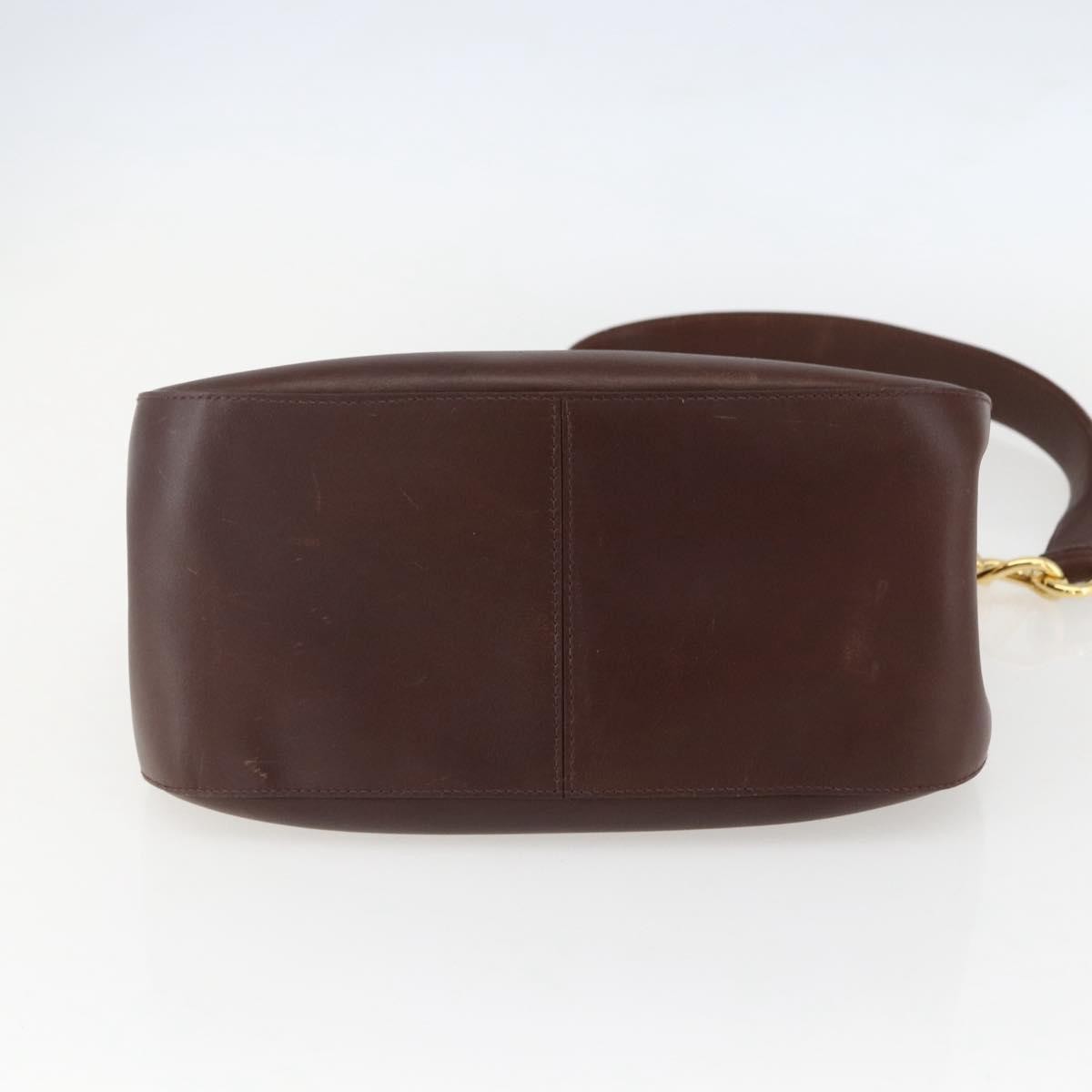 Prada Vintage Leather, Brown, Leather, Shoulder Bag