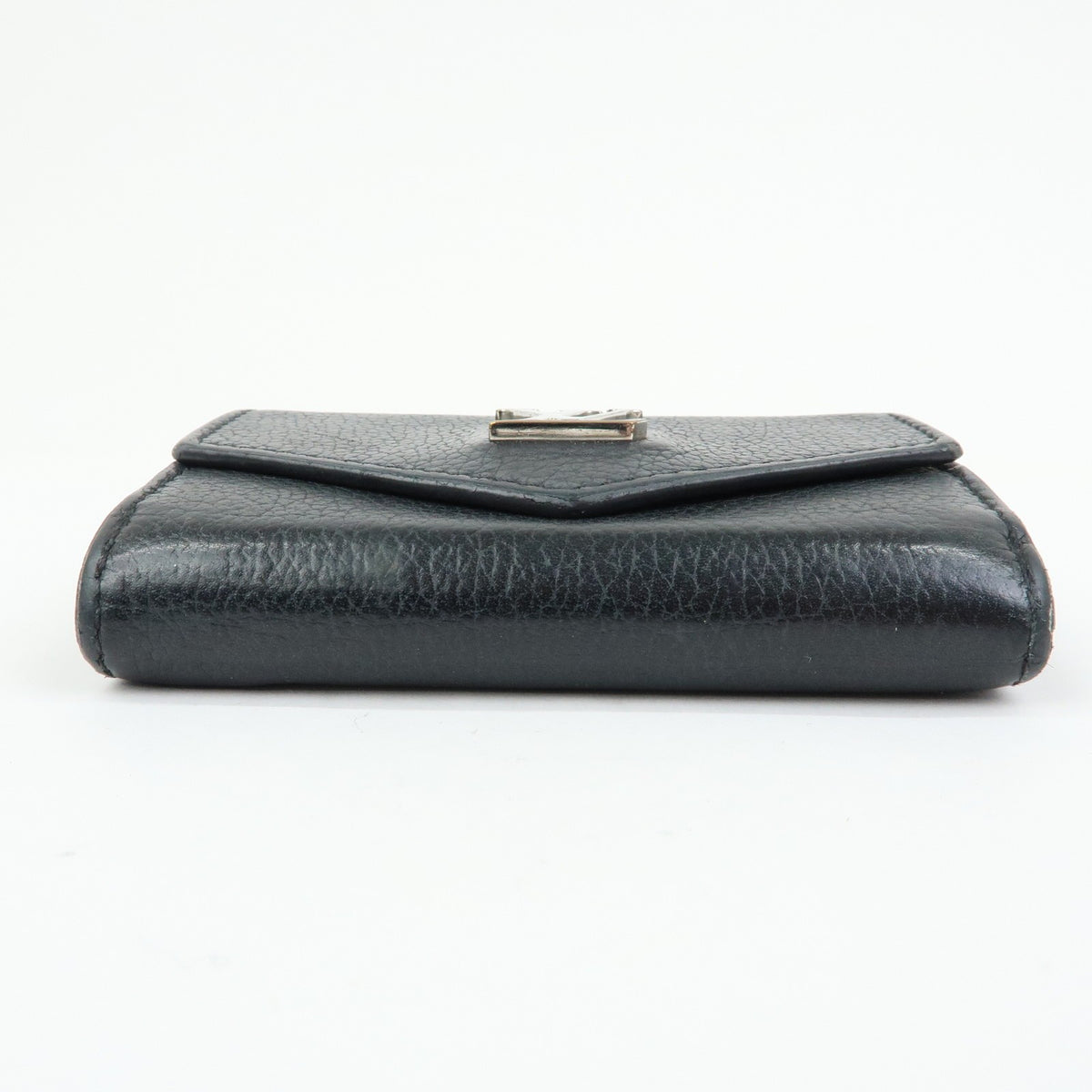 Louis Vuitton Lockmini Leather, Black, Leather, Wallet
