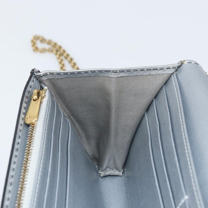 Christian Dior J'Adior Croisiere Chain Leather, Silver, Leather, Clutch