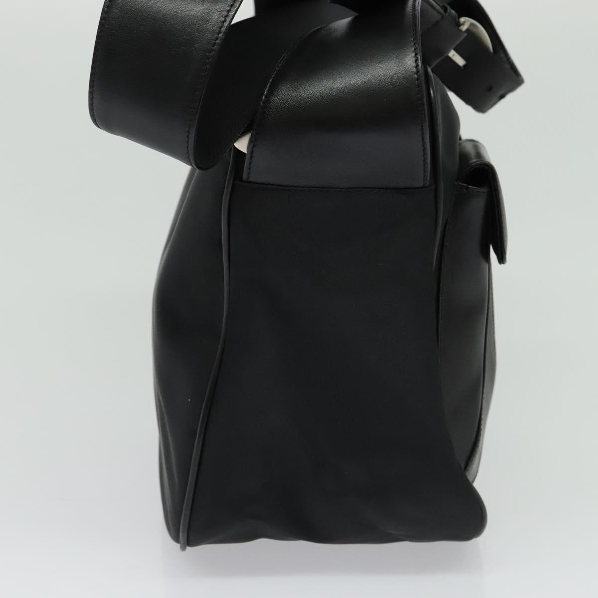 Versace Medusa Front Pocket Zip Messenger Leather, Black, Leather, Crossbody Bag