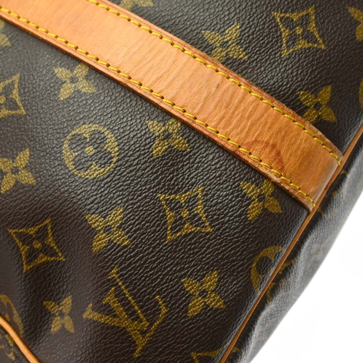 Louis Vuitton Keepall Bandoulière Monogram, Brown, Canvas, Travel Bag