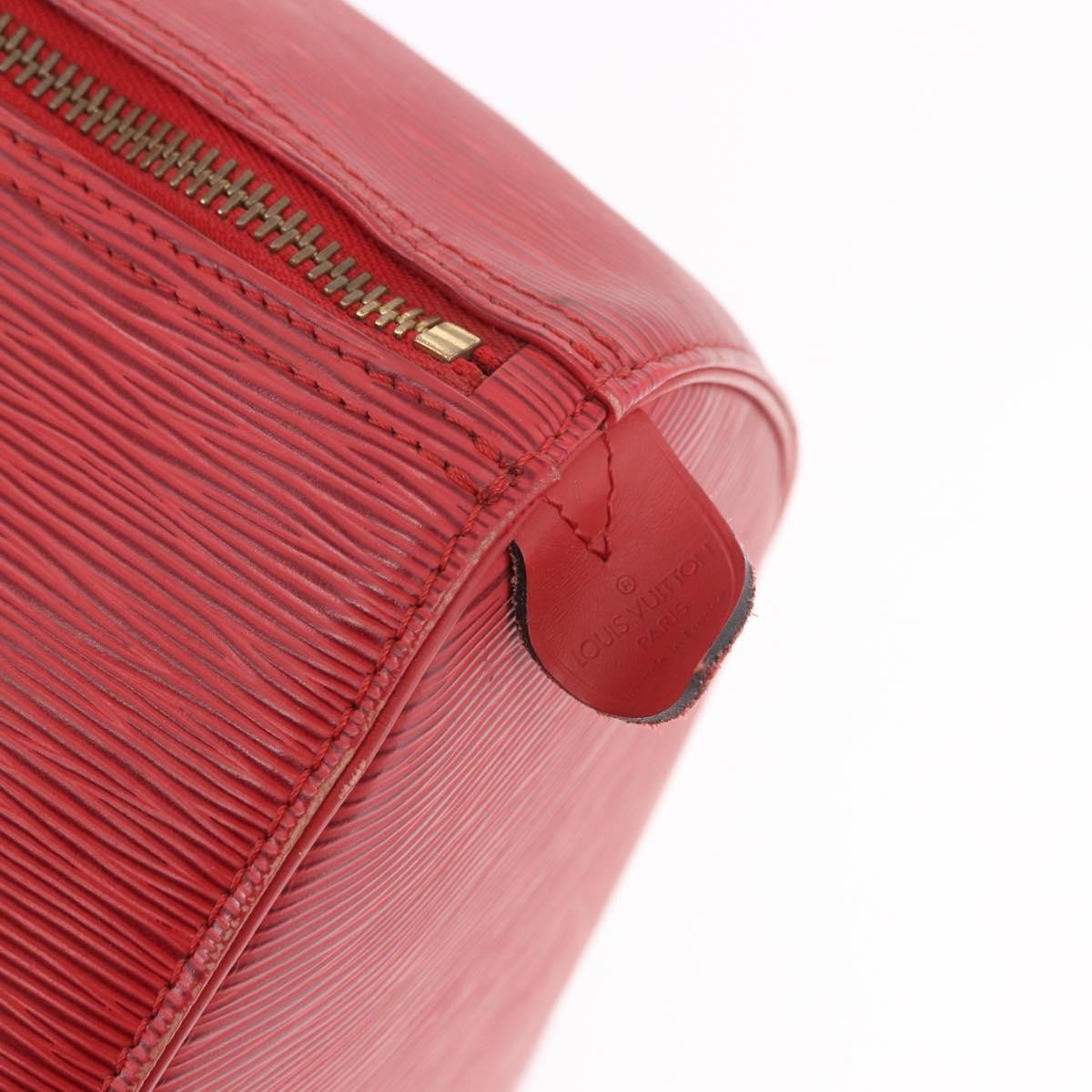 Louis Vuitton Keepall Epi Leather, Red, Leather, Travel Bag