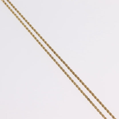 Christian Dior CD Pendant Metal, Gold, Metal, Necklace