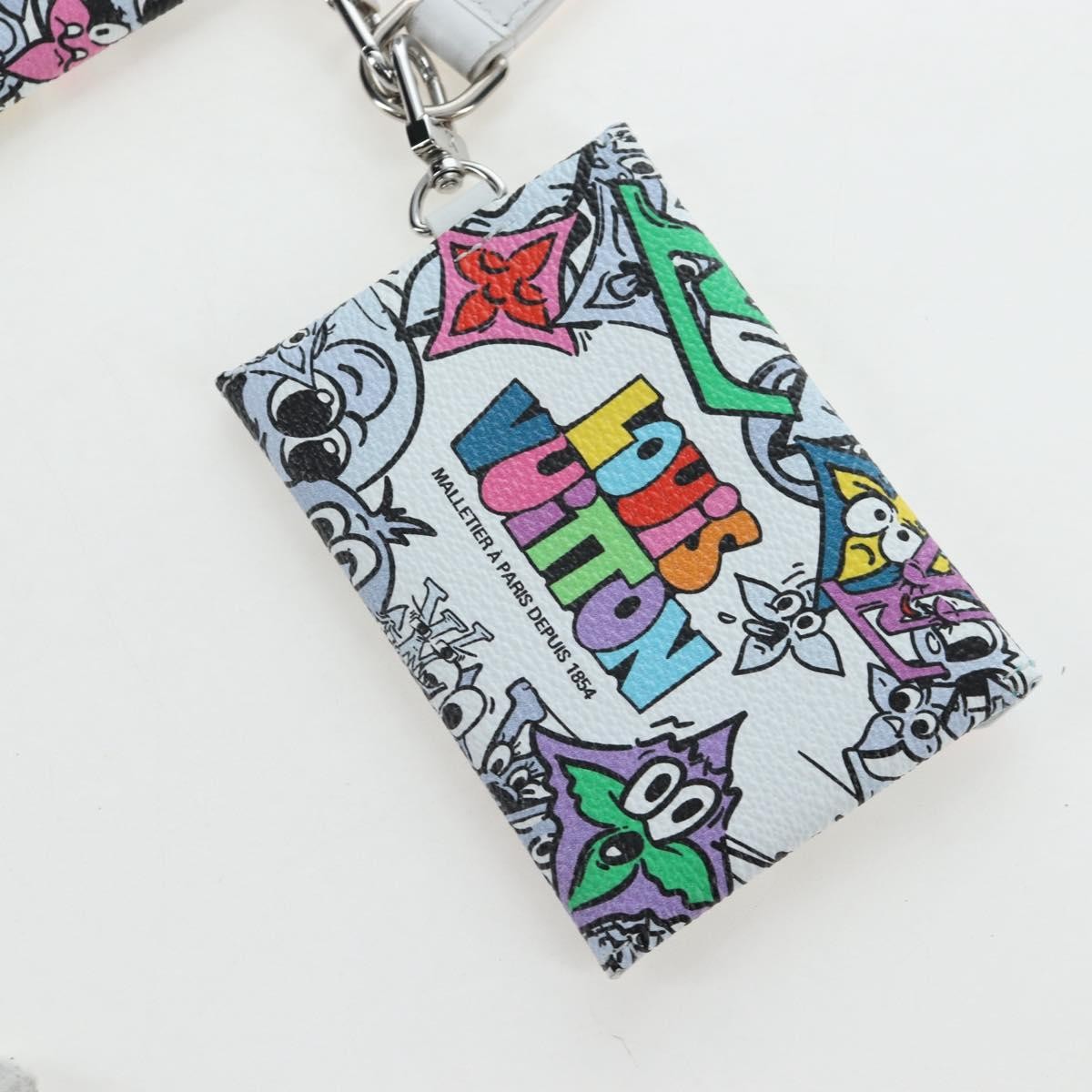 Louis Vuitton Trio Envelope Pouch Set Limited Edition Monogram Comics Canvas, Multicolour, Canvas, Clutch