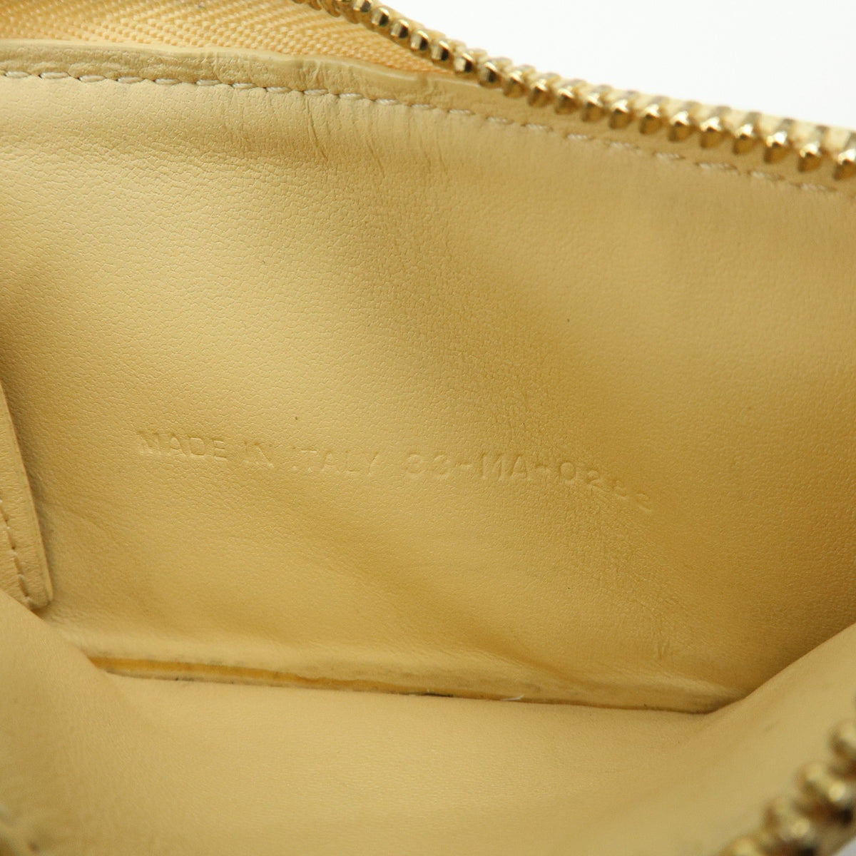 Christian Dior Lady Dior Card Holder Cannage Quilt Patent, Yellow, Leather, Card Holder