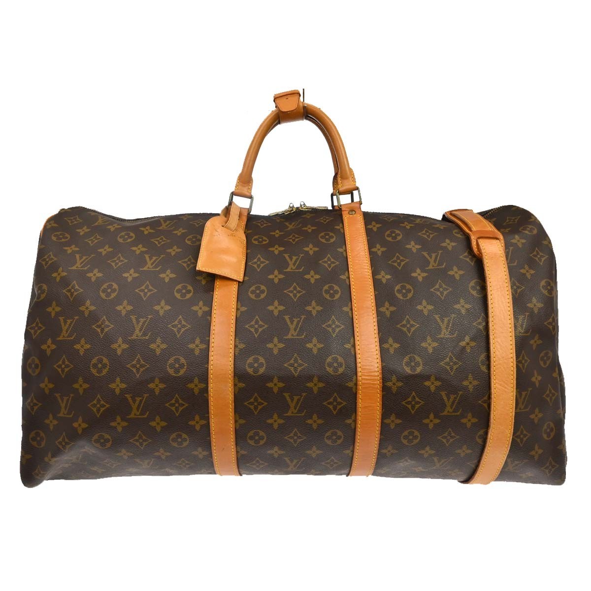 Louis Vuitton Keepall Monogram Canvas, Brown, Canvas, Travel Bag