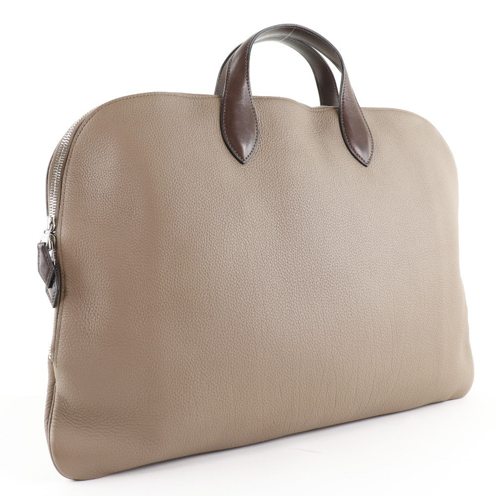 Hermès Edito, Beige, Leather, briefcase