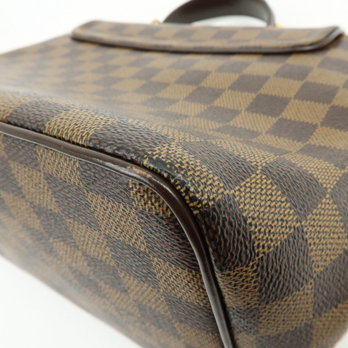 Louis Vuitton Bergamo Damier, Brown, Canvas, Handbag