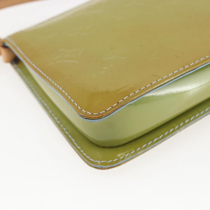Louis Vuitton Lexington Pochette Monogram Vernis, Green, Patent Leather, Clutch