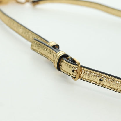 Balenciaga Cloud Clutch Leather, Gold, Leather, Clutch