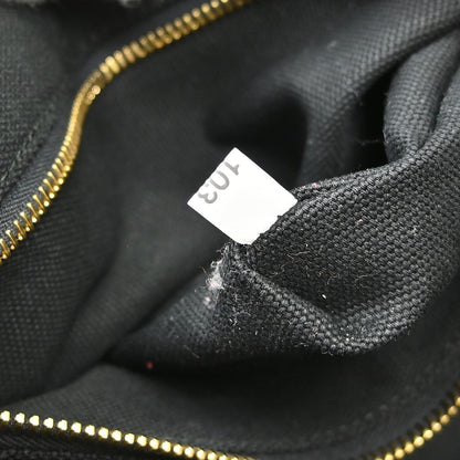 Prada Canapa Convertible Rhinestone Embellished Canvas, Black, Canvas, Tote Bag