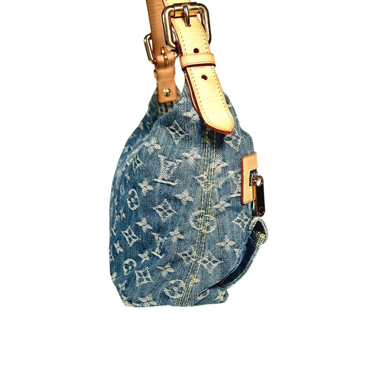 LOUIS VUITTON Monogram Denim Shoulder Bag