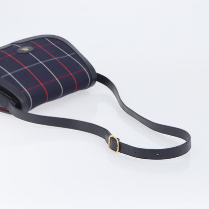 Burberry Nova Check Shoulder Bag Canvas, Navy, Canvas, Shoulder Bag