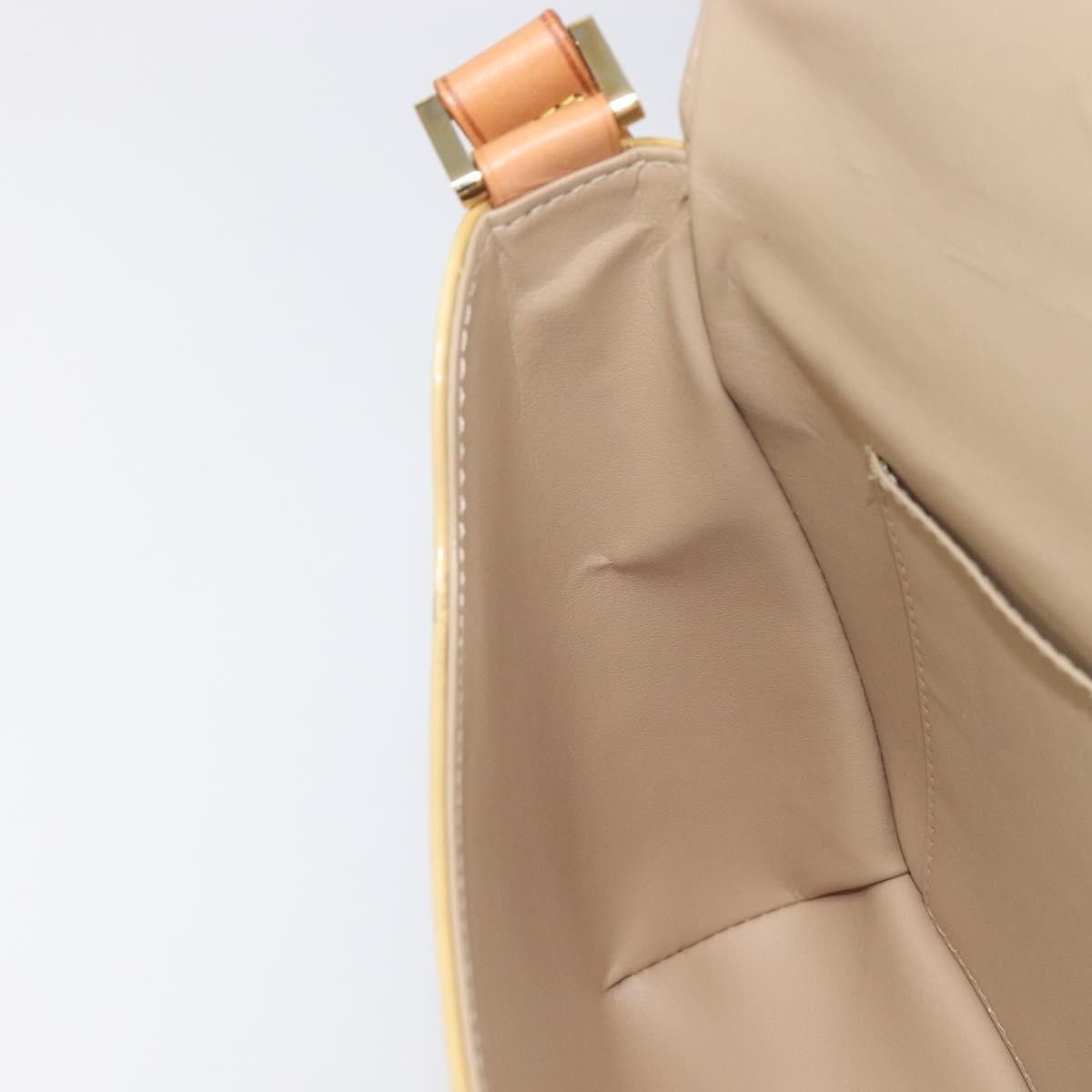 Louis Vuitton Thompson Street Monogram Vernis, Beige, Patent Leather, Shoulder Bag