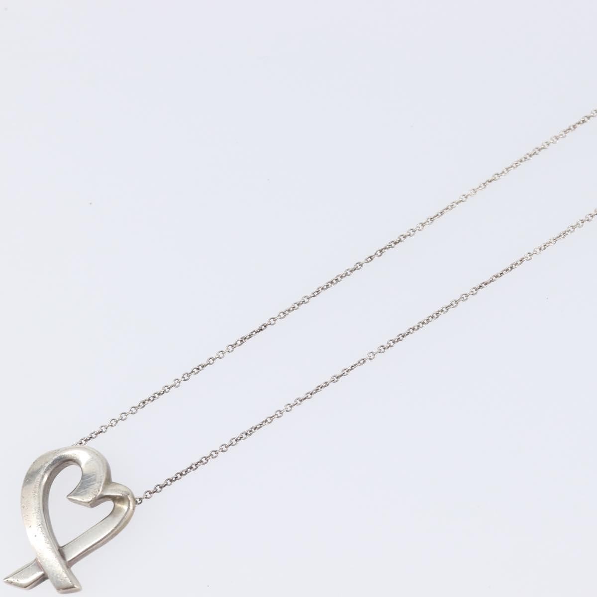 Tiffany & Co. Paloma Picasso Loving Heart Silver, Silver, Sterling Silver, Necklace