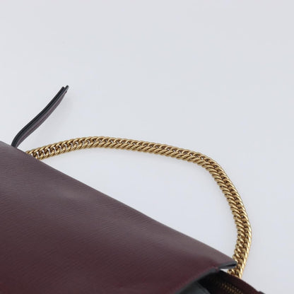 Givenchy Cross 3 Leather, Burgundy, Leather, Crossbody Bag