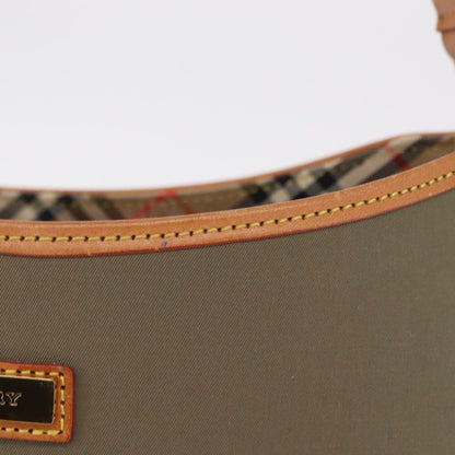 Burberry Shoulder Bag Nova Check Coated Canvas, Khaki, Canvas, Shoulder Bag
