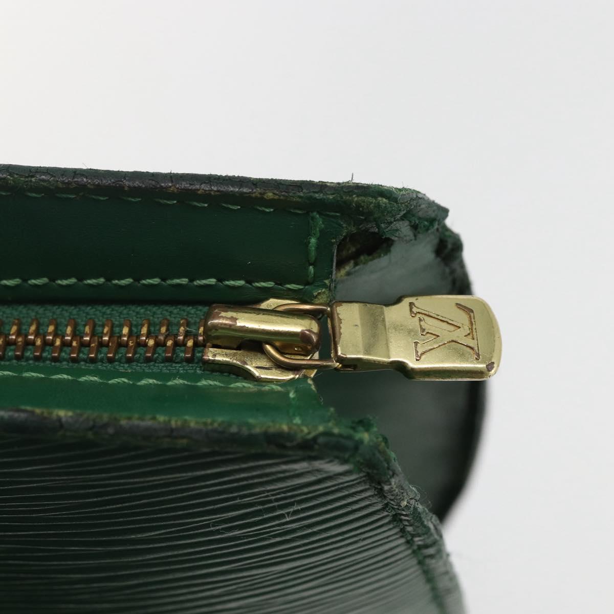 Louis Vuitton Saint Jacques Handbag Epi Leather, GREEN, LEATHER, Shoulder bag