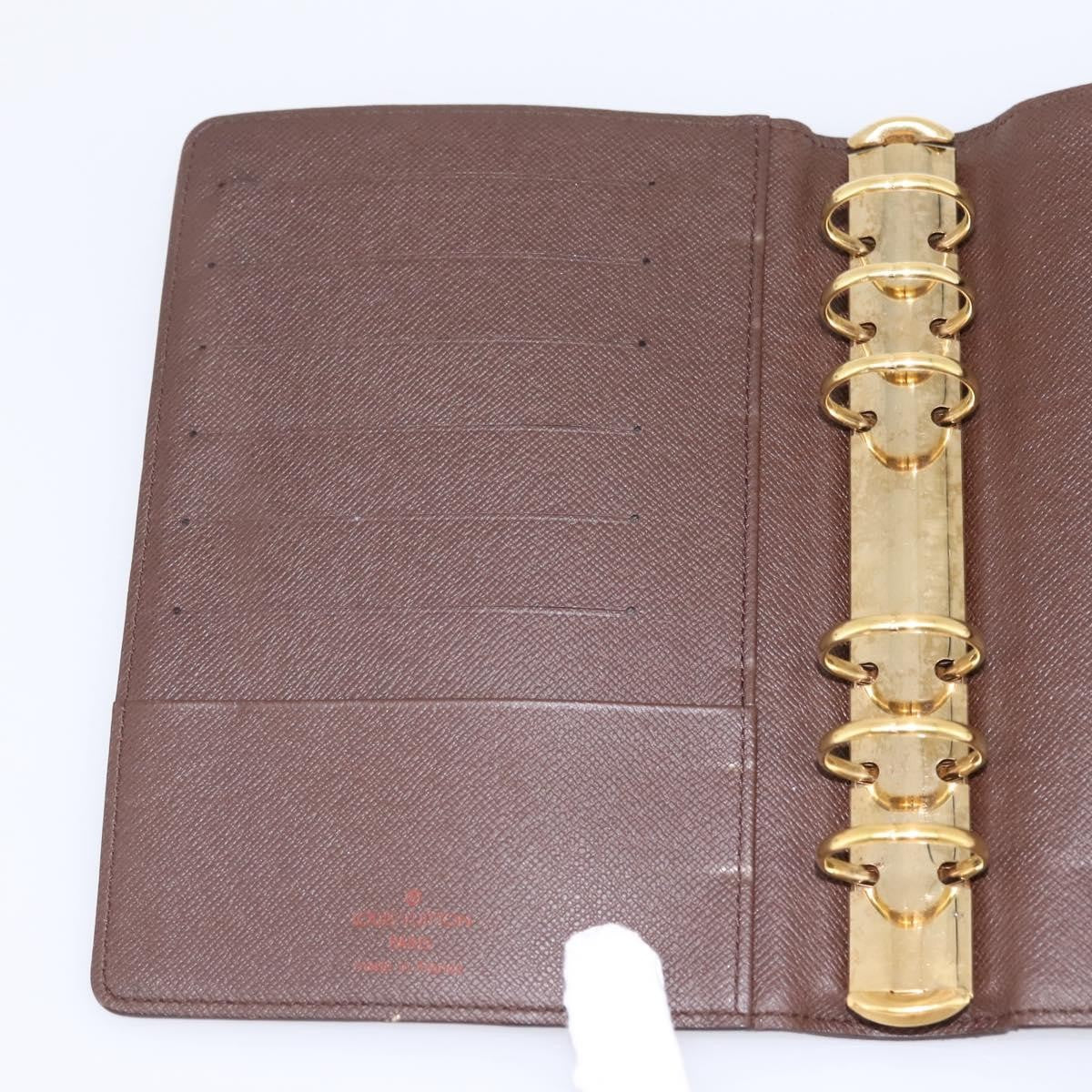 Louis Vuitton Agenda Cover Damier Canvas, Brown, Canvas, Wallet