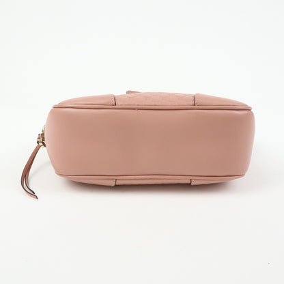 Gucci Bree Disco Microguccissima Leather, Pink, Leather, Crossbody Bag